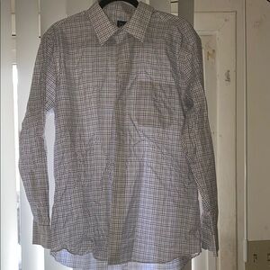 💋 Jos A Bank tailored dress shirt size L new
